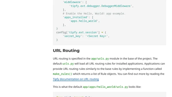 An introduction to the Tipfy Framework for App Engine