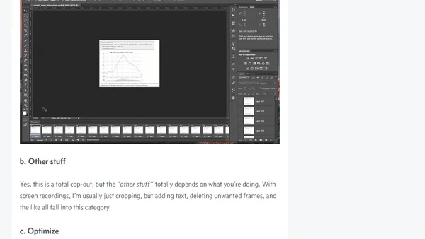 GIF-ted: from video to GIF in Photoshop
