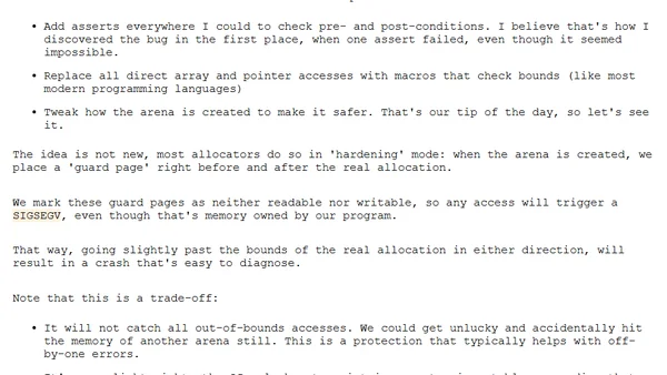 Tip of the day #2: A safer arena allocator
