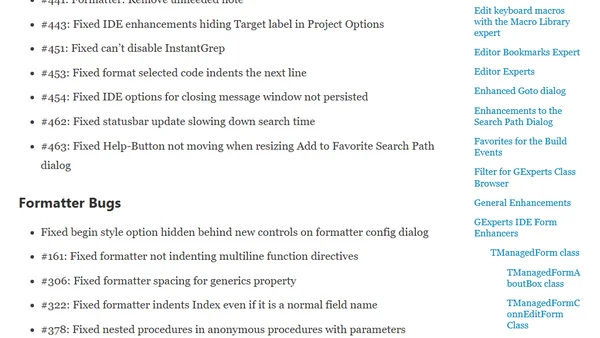 GExperts 1.3.26 2026-02-07 released