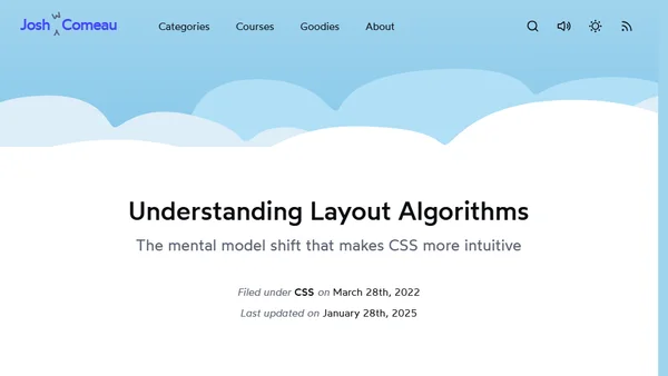 Understanding Layout Algorithms