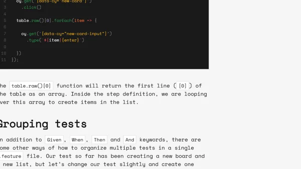 Cucumber in Cypress: A step by step guide