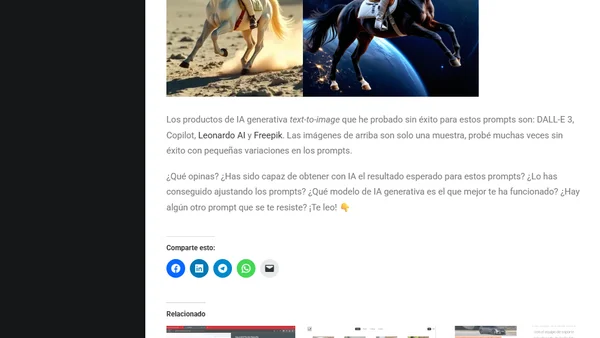 Cosas que no pude dibujar con IA en 2025