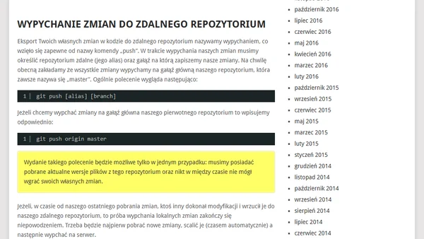 Kontrola wersji z Git cz. 4 – zdalne repozytoria