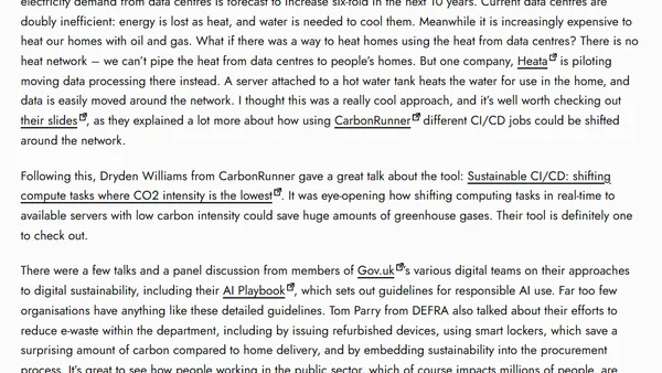 Reflections From Green IO 2025