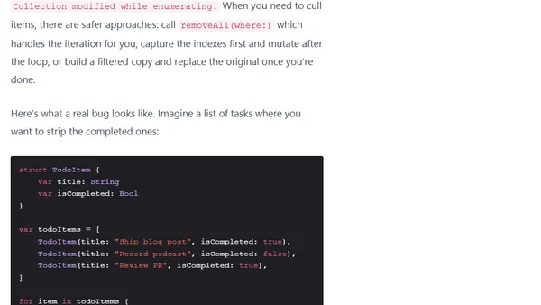 A deep dive into Collections, Sequences, and Iterators in Swift