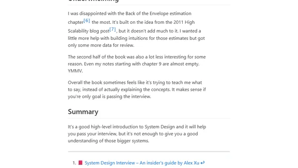 System Design Interview