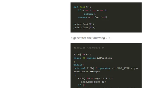 My Programming Language - Status Update