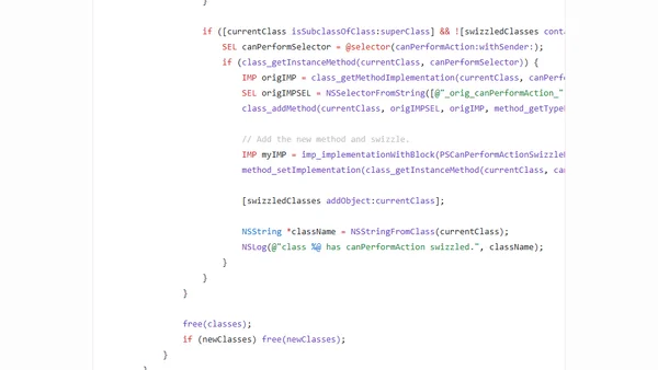 Hacking Block Support Into UIMenuItem