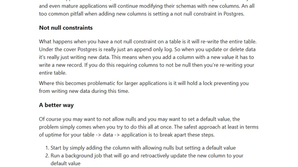 A simple guide for DB migrations
