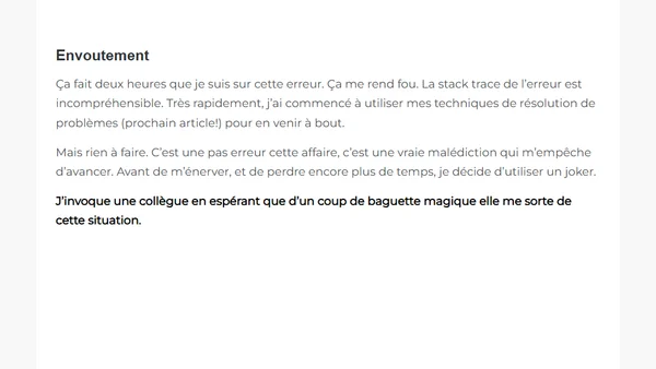 Mes apprentissages décisifs en tant que développeur