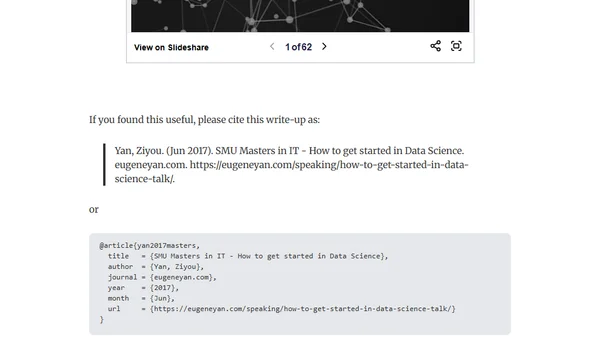 SMU Masters in IT - How to get started in Data Science