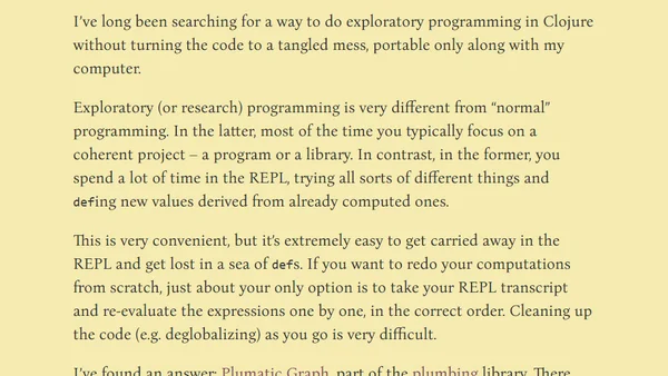 Making of “Clojure as a dependency”
