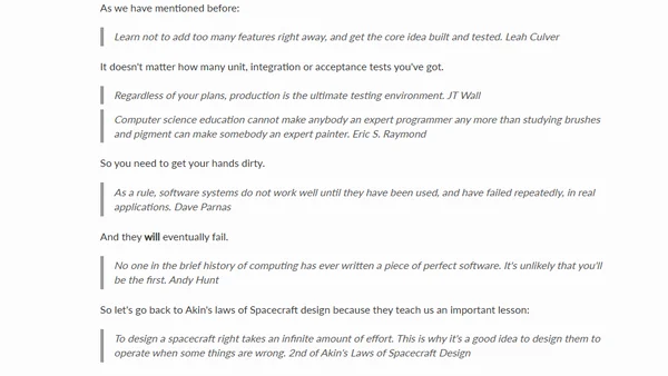 Software Engineering in 100 Quotes