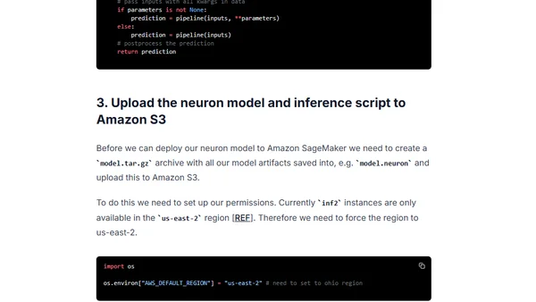 Optimize and Deploy BERT on AWS inferentia2