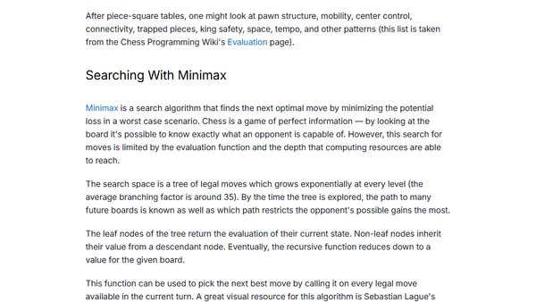 Building My Own Chess Engine