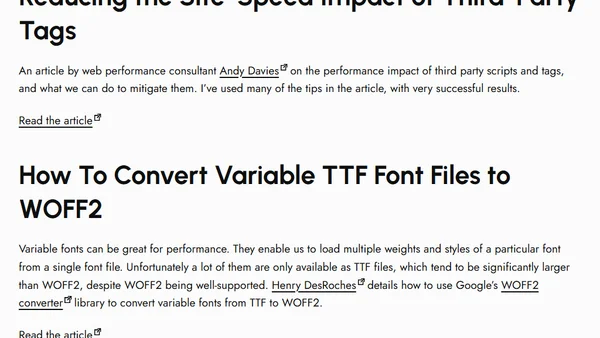 Useful Resources for Improving Your Site’s Performance (and Reducing Carbon Emissions)
