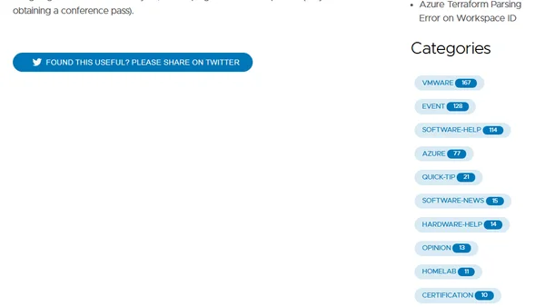 VMworld 2018 Call for Papers