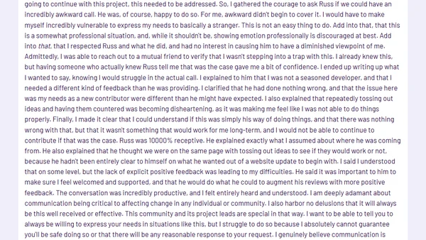 My First Major Open Source Project Contribution