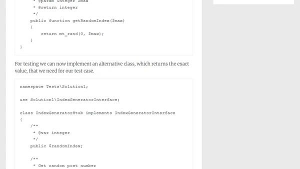 PHPUnit: Remove non-deterministic dependencies