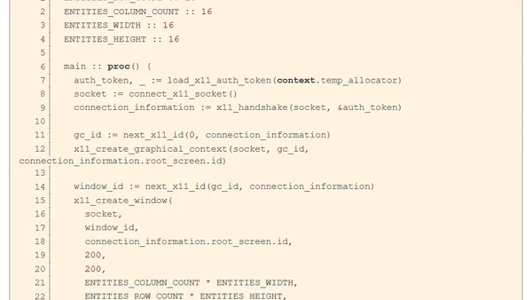 Let's write a video game from scratch like it's 1987