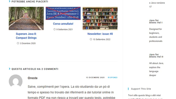 Come scaricare i listati di “Programmazione Java”