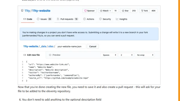 Add your site to the Eleventy Leaderboards