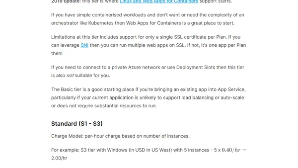 Understanding Azure App Service Plans and Pricing