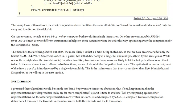 Floating-Point Printing and Parsing Can Be Simple And Fast