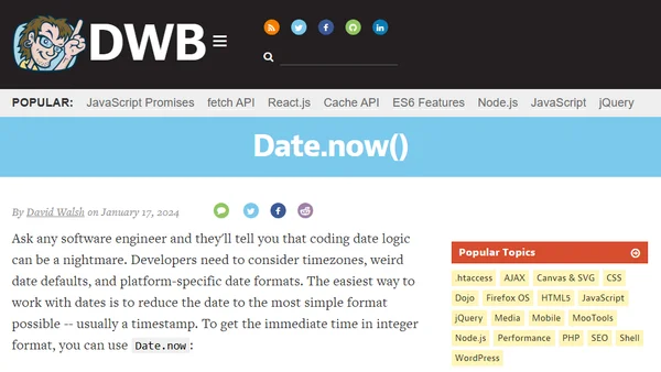 Date.now()