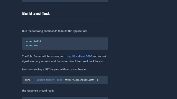 Using Docker Multi Stage Builds to build an ASP.NET Core Echo Server