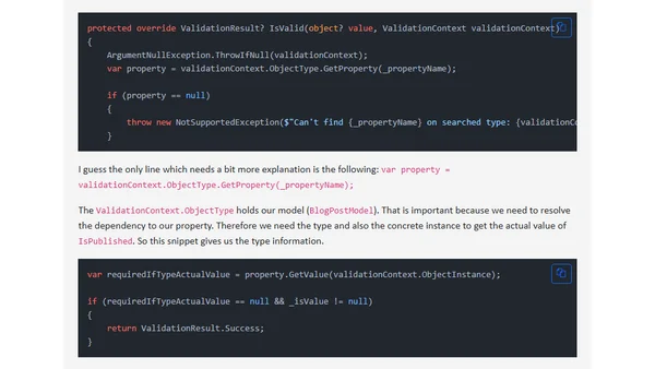 RequiredIf - Extend the validation in Blazor