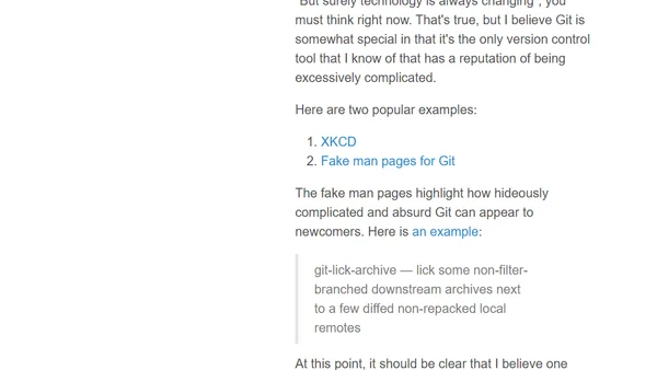 Is Git acquired taste?