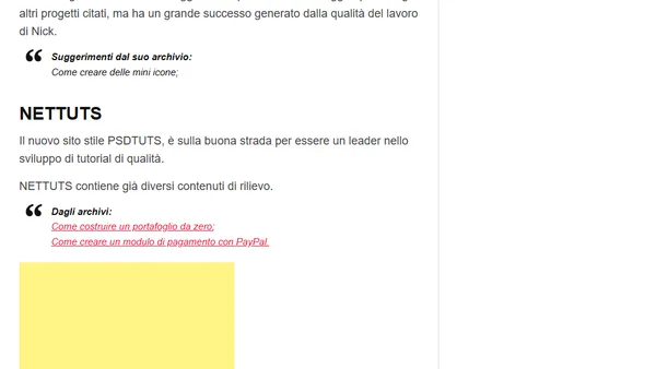 Ecco altri blog che pubblicano tutorial di alto livello sul web design (parte 2)