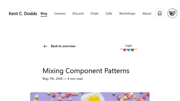 Mixing Component Patterns