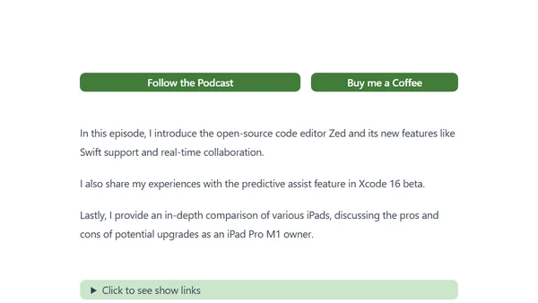 Zed editor for Swift and collaboration, Xcode 16 predictive assist and which iPad?
