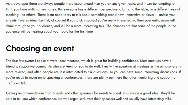 Becoming a Tech Speaker