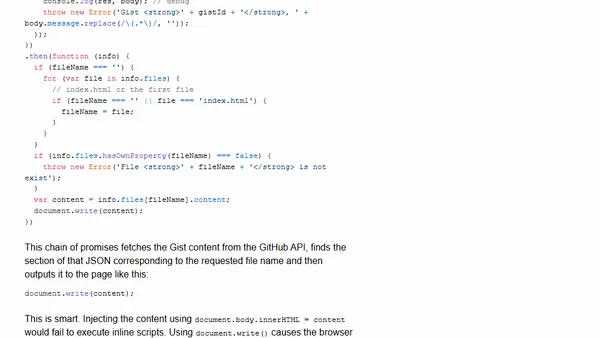 Introducing gisthost.github.io