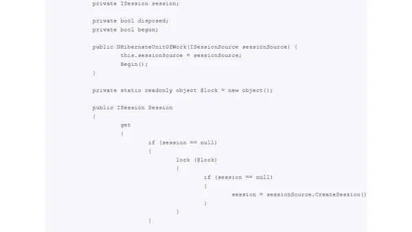 Yet another session-per-request post