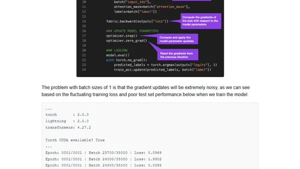 Finetuning Large Language Models On A Single GPU Using Gradient Accumulation