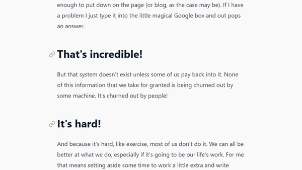 Ending My First Chain