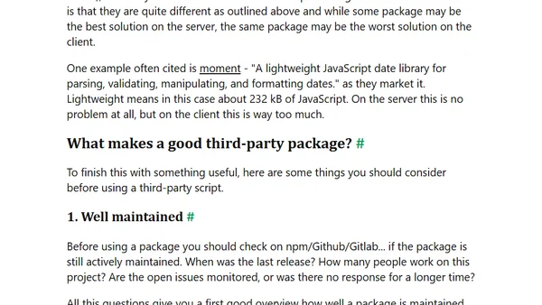 A poll, third-party, assumptions, and some tips