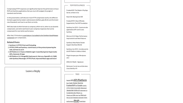 HTTP compression in PHP (new Symfony AssetMapper feature)