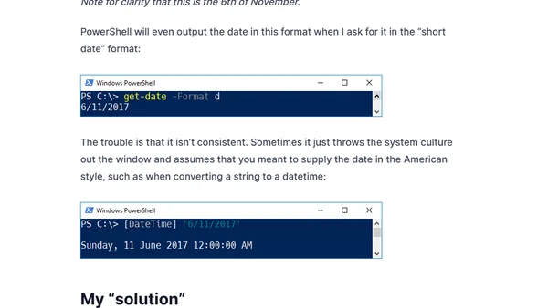 Avoiding DateTime Headaches