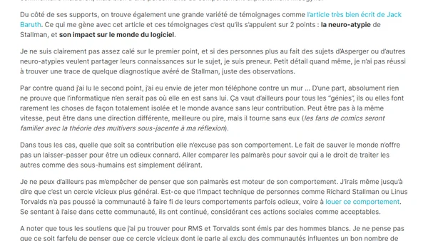 L’éthique et l’industrie du logiciel - Partie 1