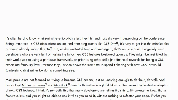 Modern CSS Layout is Awesome: Talking and Thinking About CSS Layout