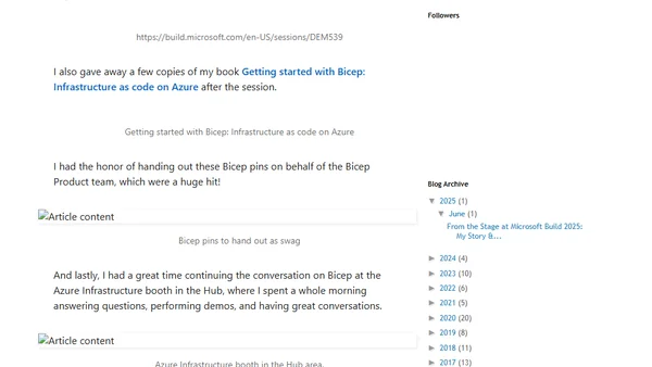 From the Stage at Microsoft Build 2025: My Story & What’s Coming Next