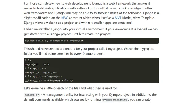 Getting Started with Django