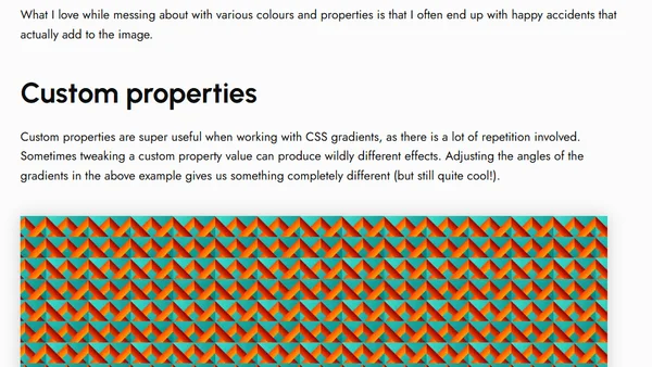Messing About with CSS Gradients