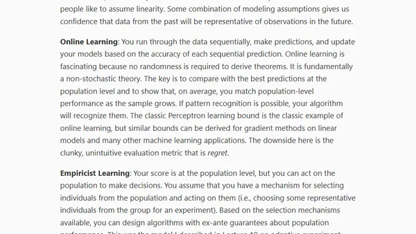 There is no data-generating distribution